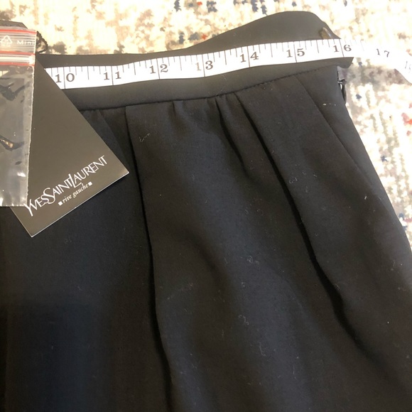 Yves Saint Laurent black skirt size 44 - Picture 4 of 7